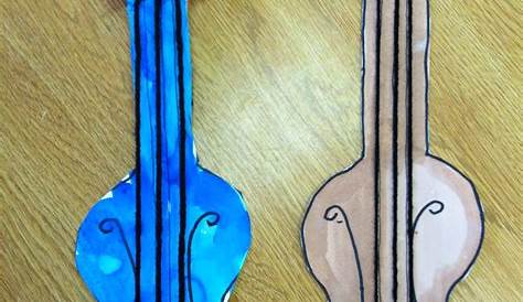Pin by Lou Miles on School Projects | Letter v crafts, Violin art