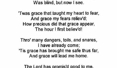 amazing grace lyrics | Amazing Grace | My cheat sheets lullabies