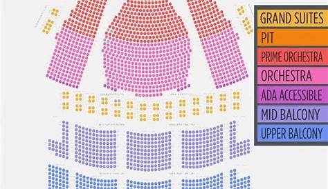 warner theater seating chart with seat numbers