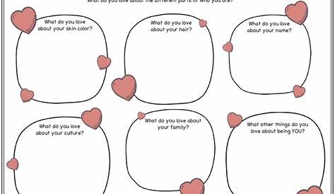 Self-Esteem and Confidence Building Worksheets for Kids and Teens