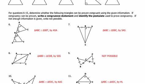 similar triangles worksheets with answers