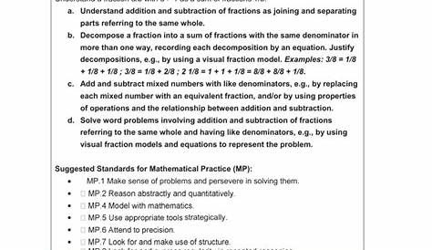 adding and subtracting fractions lesson plan