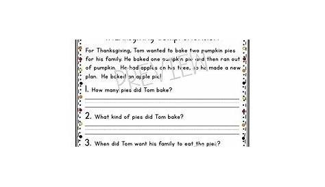 Thanksgiving Math Worksheets | Thanksgiving Literacy Worksheets Activities