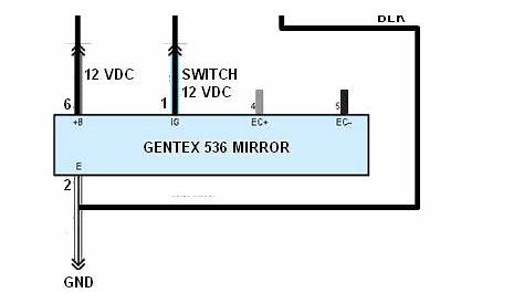gentex 536 wiring diagram