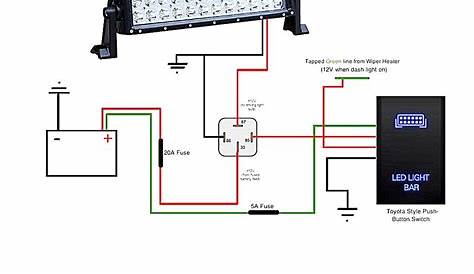 led light bar wiring harness diagram