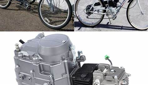 Bicycle Motor Kit 125cc 4-stroke Bike Gasoline Motorized Gas Engine