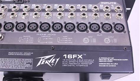 Peavey 16FX 16-Channel Mixer - Previously Owned | Reverb