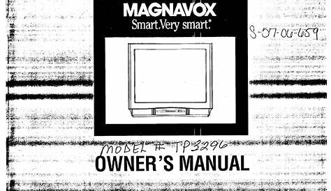 MAGNAVOX TP3296 OWNER'S MANUAL Pdf Download | ManualsLib