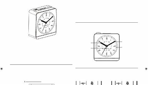 Marathon CL030053GD Alarm Clock Operation & user’s manual PDF View/Download