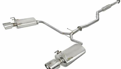 Takeda Cat-Back Exhaust 2013-2017 Honda Accord Coupe EX-L V6 (3.5L) Du