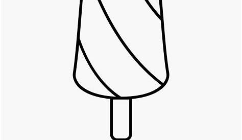 printable popsicle coloring page