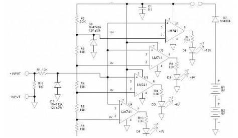 dp led light 715 circuit diagram