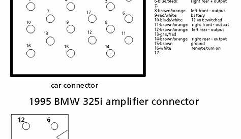 bmw e36 radio wiring diagram