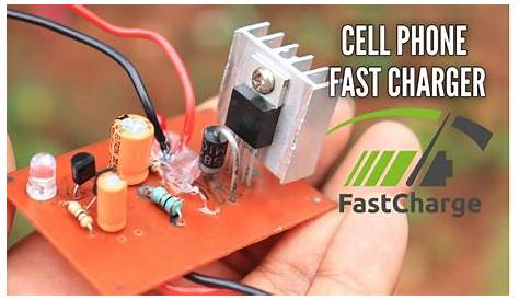 Cell phone charger - DIY fast mobile charger circuit and free PCB