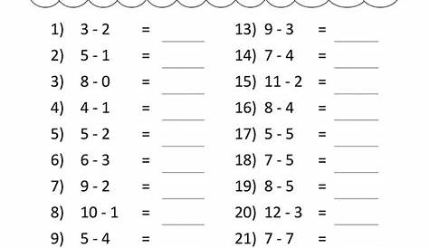 Math Sheets for Grade 1 to Print | Activity Shelter | First grade math