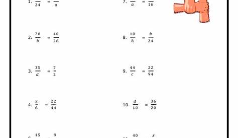 Proportion Worksheet With Answers