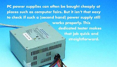 atx power supply service manual pdf