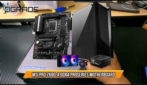 MSI PRO Z690-A DDR4 ProSeries Motherboard - YouTube