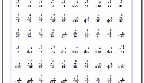 grade 3 multiplication and division worksheet