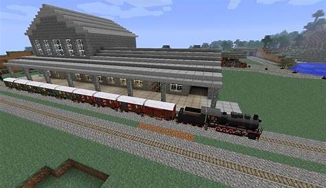 Railroad System with Traincraft Minecraft Map