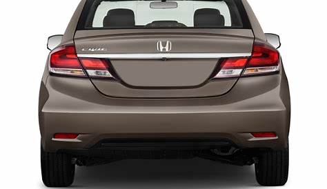 Image: 2014 Honda Civic Sedan 4-door CVT EX-L Rear Exterior View, size