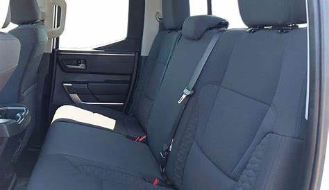 2022+ Tundra rear seat cover www.seatcovers.com