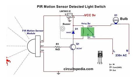 led light sensor circuit diagram