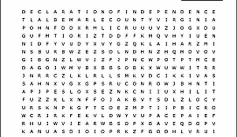 Thomas Jefferson Wordsearch, Worksheets, Coloring Pages | Thomas