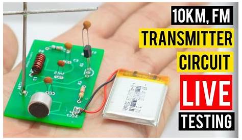 10km FM Transmitter Circuit Diagram (🔴Live Proof) fm transmitter