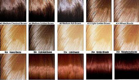 wella hair color chart brown