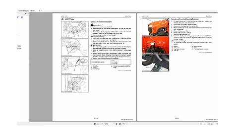 Kubota Tractor L2501 Workshop Manual