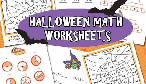 halloween math worksheets free