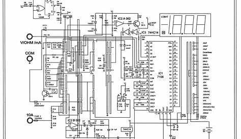 dt266 clamp meter circuit diagram