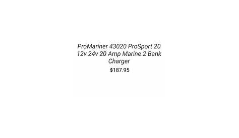 promariner prosport 20 plus manual