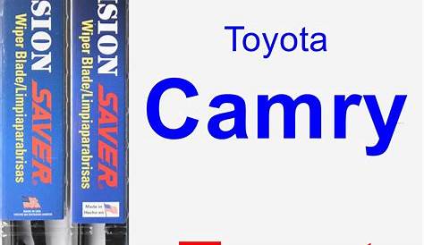 2015 toyota camry wiper blade replacement