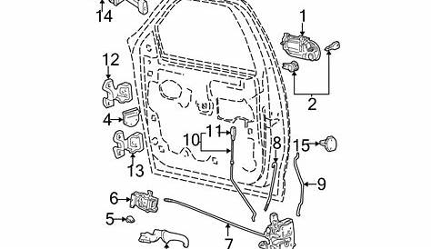 Ford F-150 Door Latch Assembly. REGULAR & SUPER CAB, w - 6L3Z15219A65GB