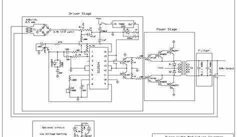 dc ac power inverter schematic