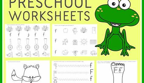 letter f cut and paste worksheets