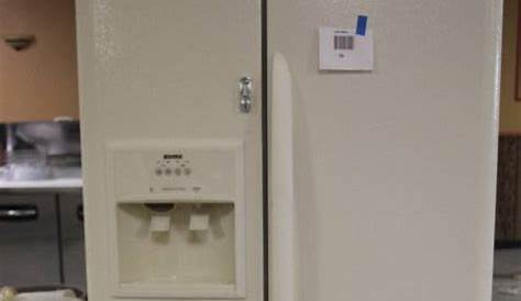 25 Kenmore Side-by-Side Refrigerator Bisque | ubicaciondepersonas.cdmx
