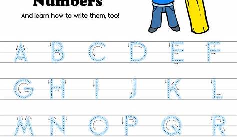 Learn the Alphabet & Numbers (and how to write them, too) – 1000 Books