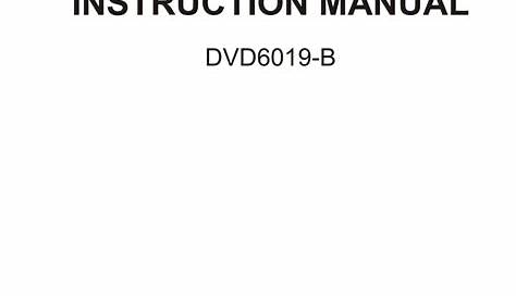 CURTIS DVD6019-B INSTRUCTION MANUAL Pdf Download | ManualsLib