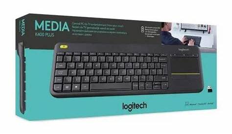 Logitech K400 Plus Wireless Keyboard (Black), Size: Small at Rs 3000 in