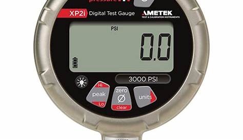 Instrument Solutions Australia | Ametek Crystal XP2i Digital Pressure Gauge