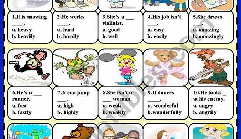 Adverbs And Adjectives Worksheet Worksheet For 3rd 8th Grade - ZOHAL