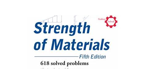 strength of materials math worksheets