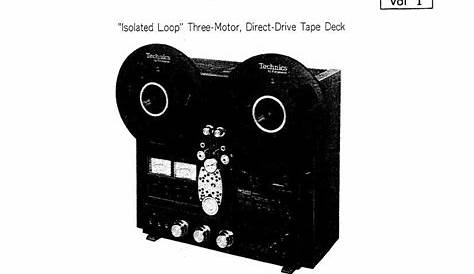 Free Audio Service Manuals - Free download Technics RS 1500 US Service