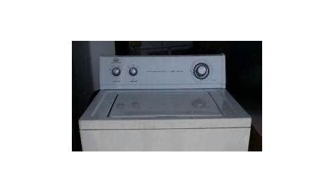 resetting roper washing machine