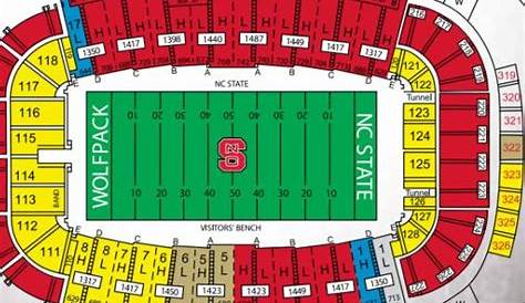 carter-finley stadium seating chart with seat numbers