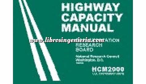 highway capacity manual 7th edition pdf