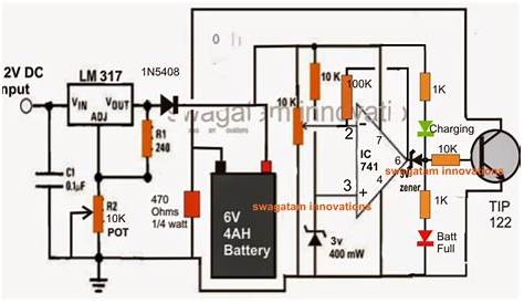 Soft Wiring: 6 Volt Battery Charger Circuit Diagram